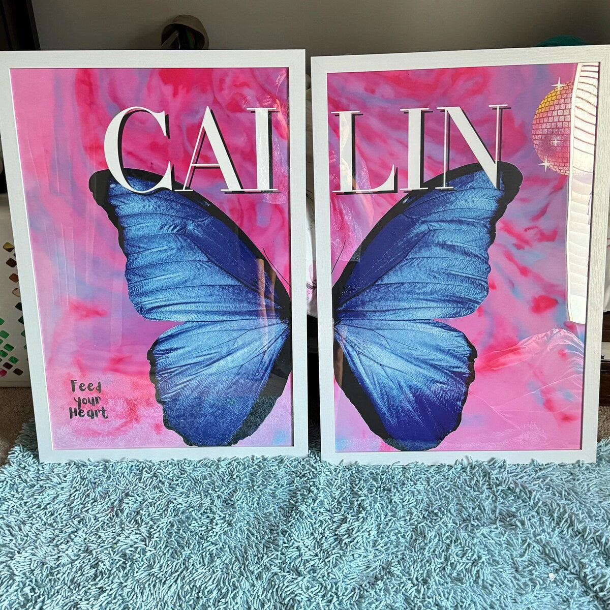 Caitlin Butterfly Y2K Aesthetic Digital Art Print