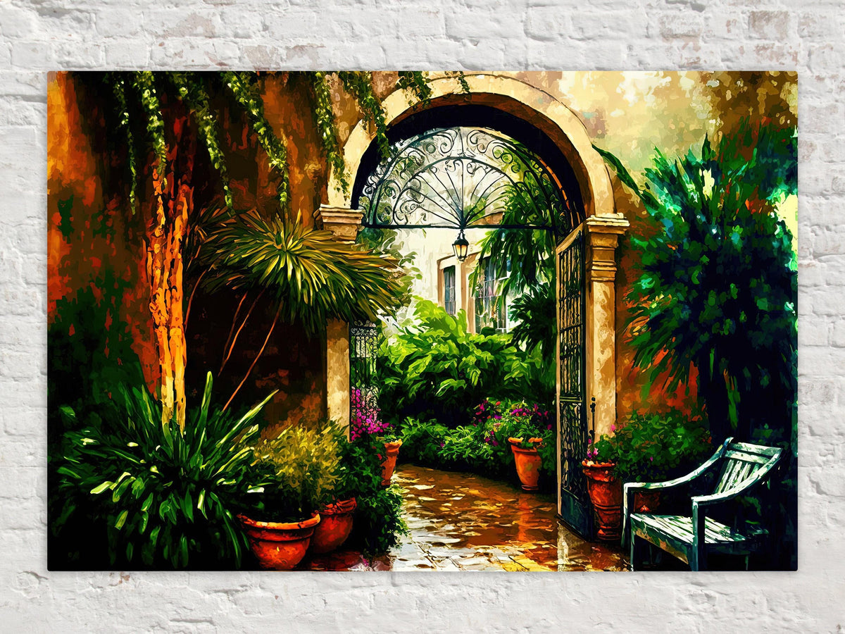 Enchanted Garden Archway Digital Art