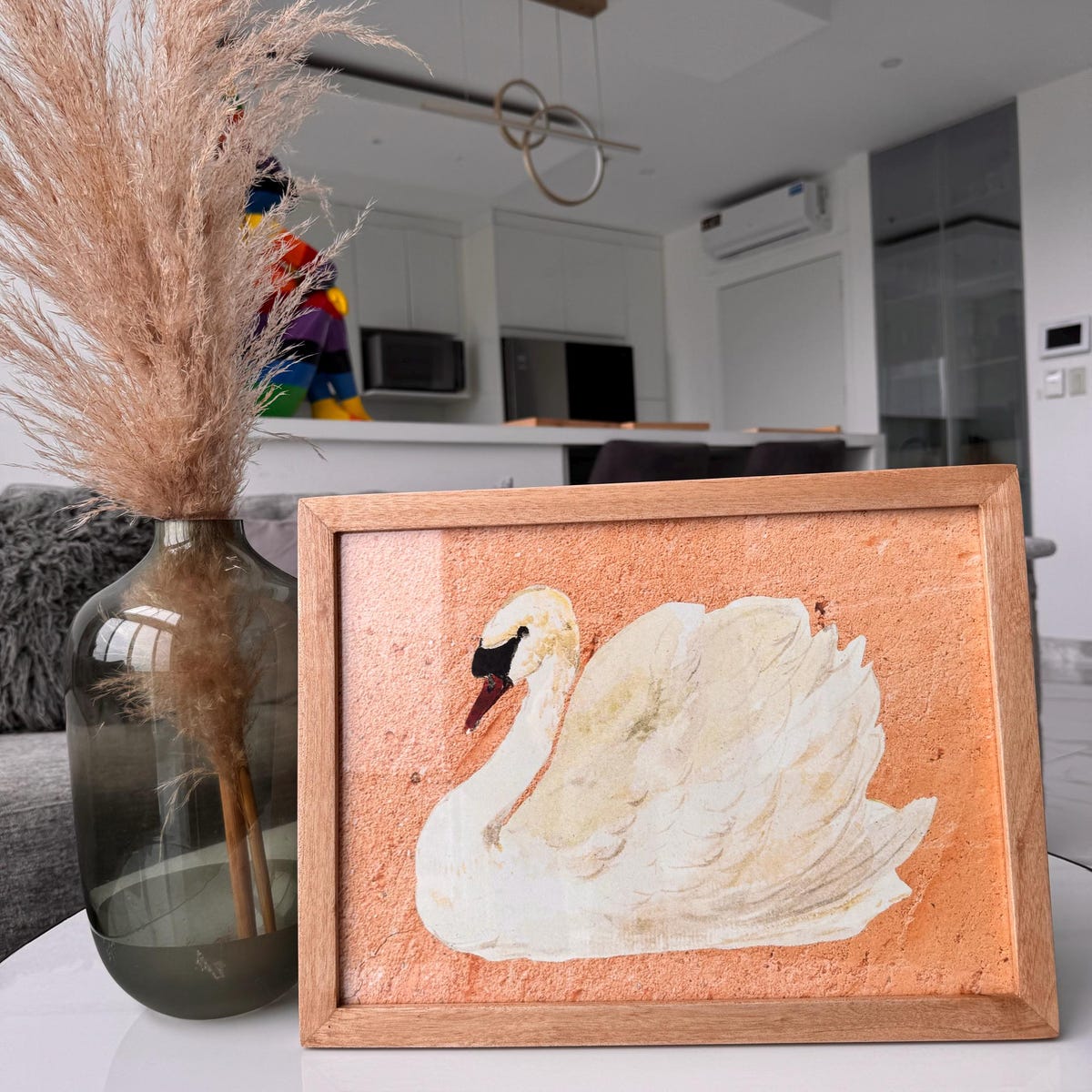Graceful Swan Digital Art Print