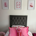 Pink Cowgirl Boots and Cherry Digital Wall Art Trio