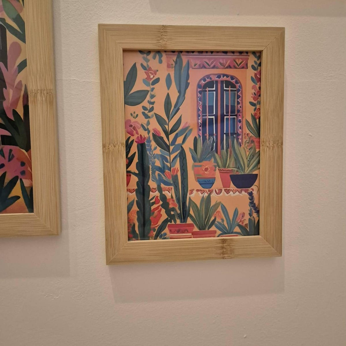Boho Botanical Window Digital Art