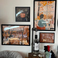 Cozy Autumn Window View Digital Art