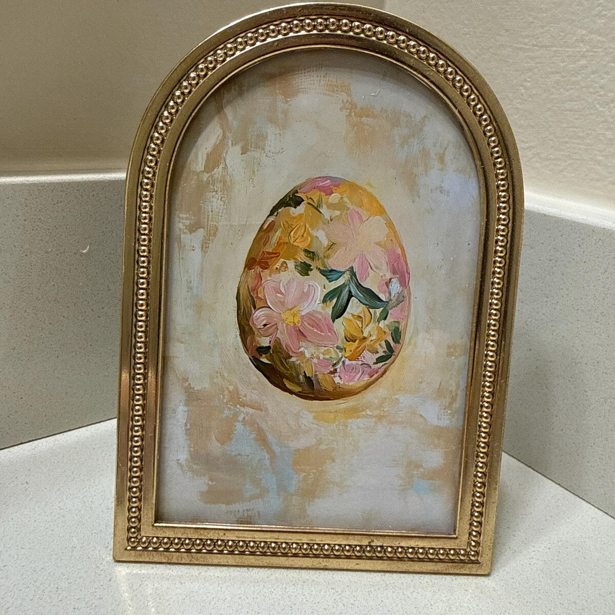 Floral Easter Egg Digital Art