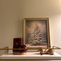 Vintage Christmas Tree Digital Artwork