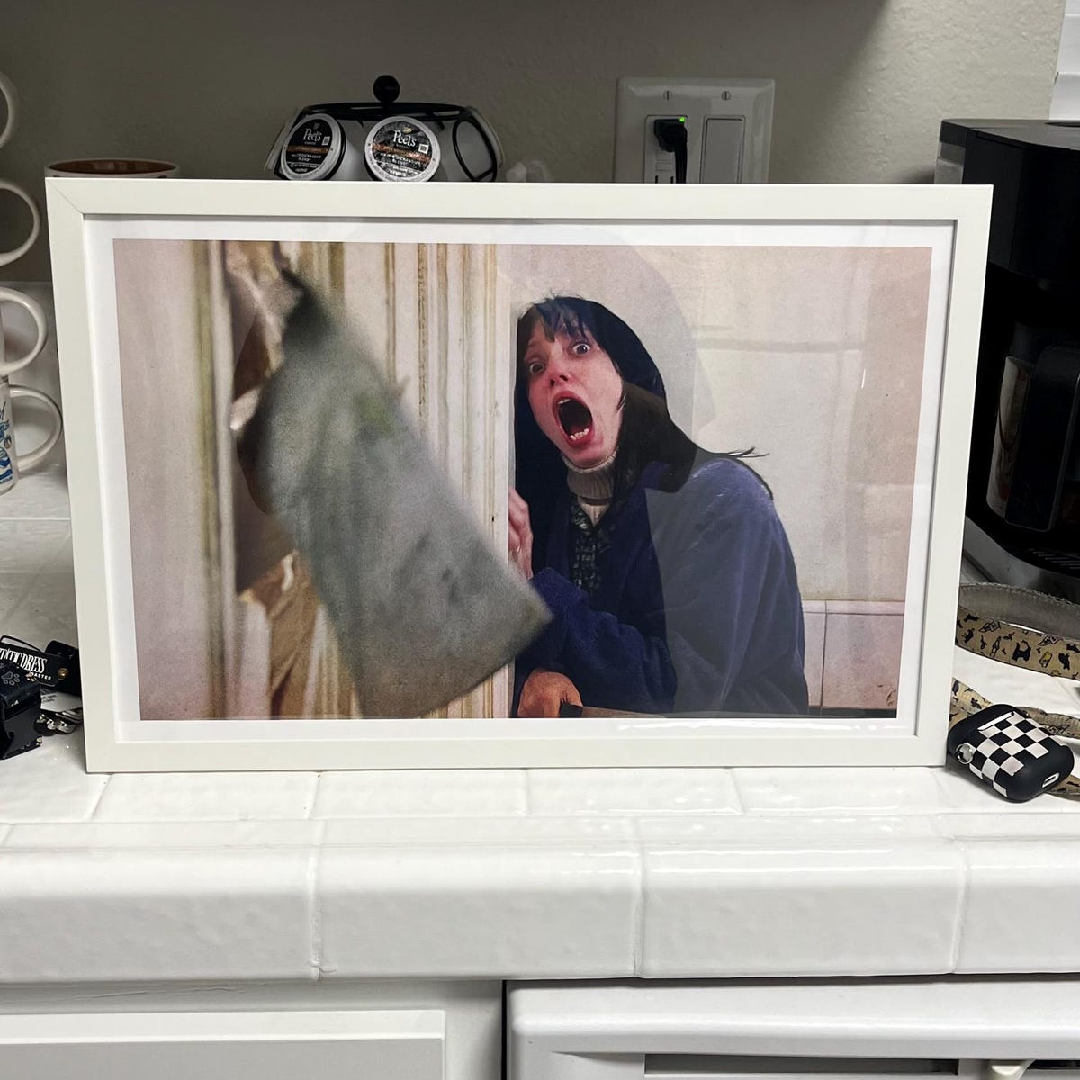 Here Is Johnny Horror Scene Digital Art