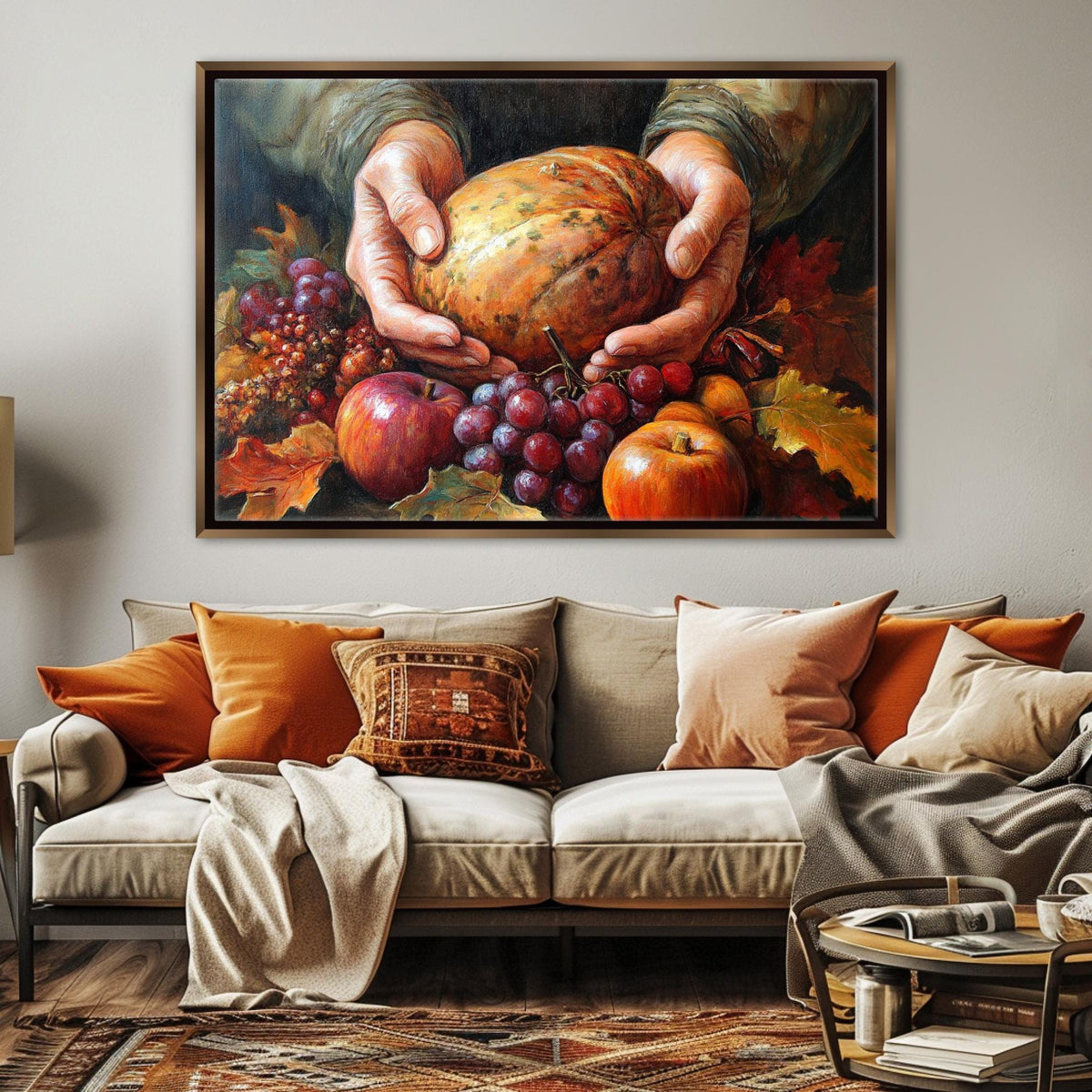 Autumn Harvest Hands Digital Artwork