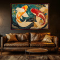 Dual Koi Fish Japanese Art Digital Download