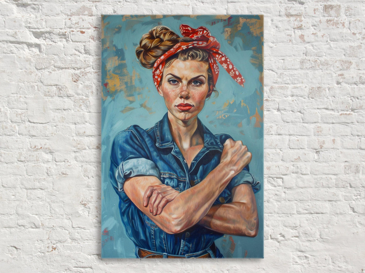 Modern Rosie The Riveter Digital Art