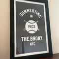 Summertime in The Bronx 1903 Baseball Digital Art Print