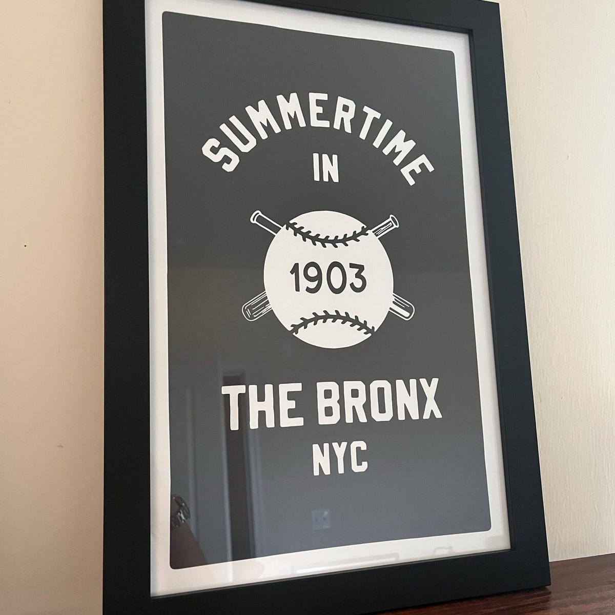 Summertime in The Bronx 1903 Baseball Digital Art Print