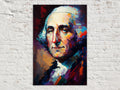 Abstract George Washington Digital Art