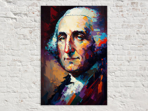 Abstract George Washington Digital Art