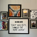 Chef Was Cute Would Eat Here Again Digital Artwork
