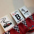 Racing Car Nursery Decor Set of Three Digital Prints