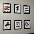 Racing Cars Nursery Wall Art Digital Download Set