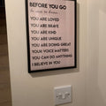 Before You Go Positive Affirmations Digital Print
