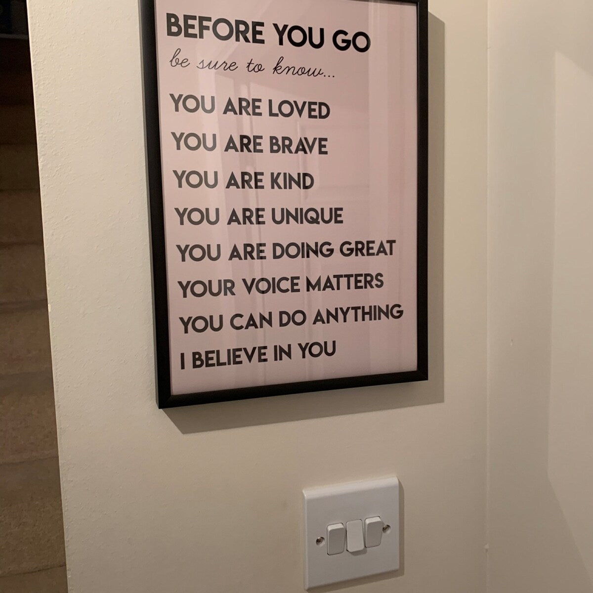 Before You Go Positive Affirmations Digital Print
