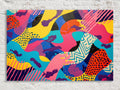 Vibrant Abstract Harmony Digital Artwork