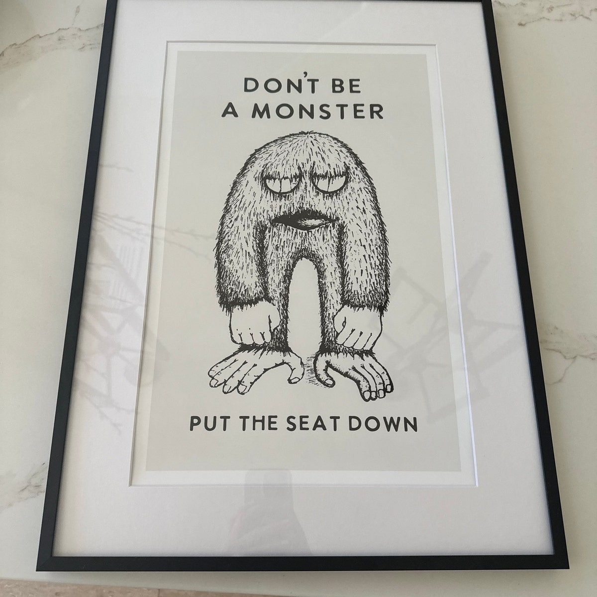 Dont Be A Monster Bathroom Digital Art