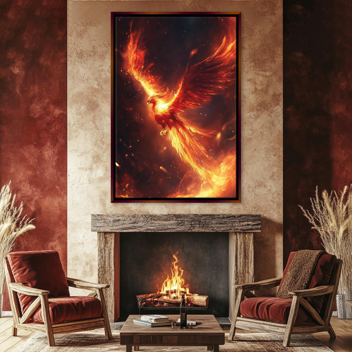 Rising Phoenix Firebird Digital Art