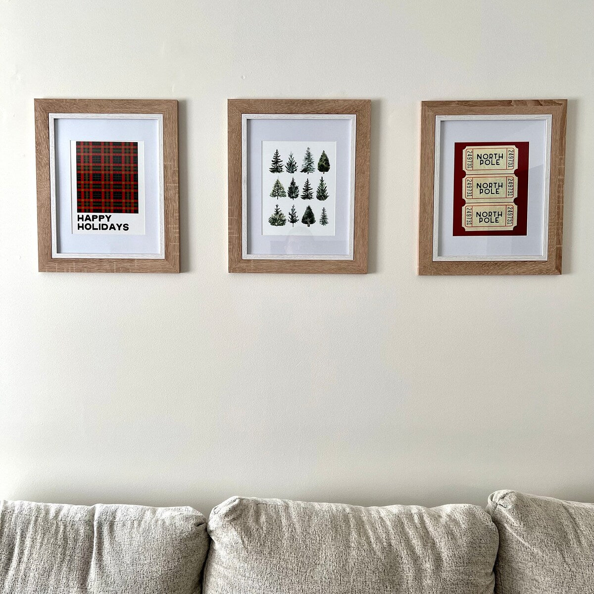 Christmas Holiday Trio Digital Art Prints