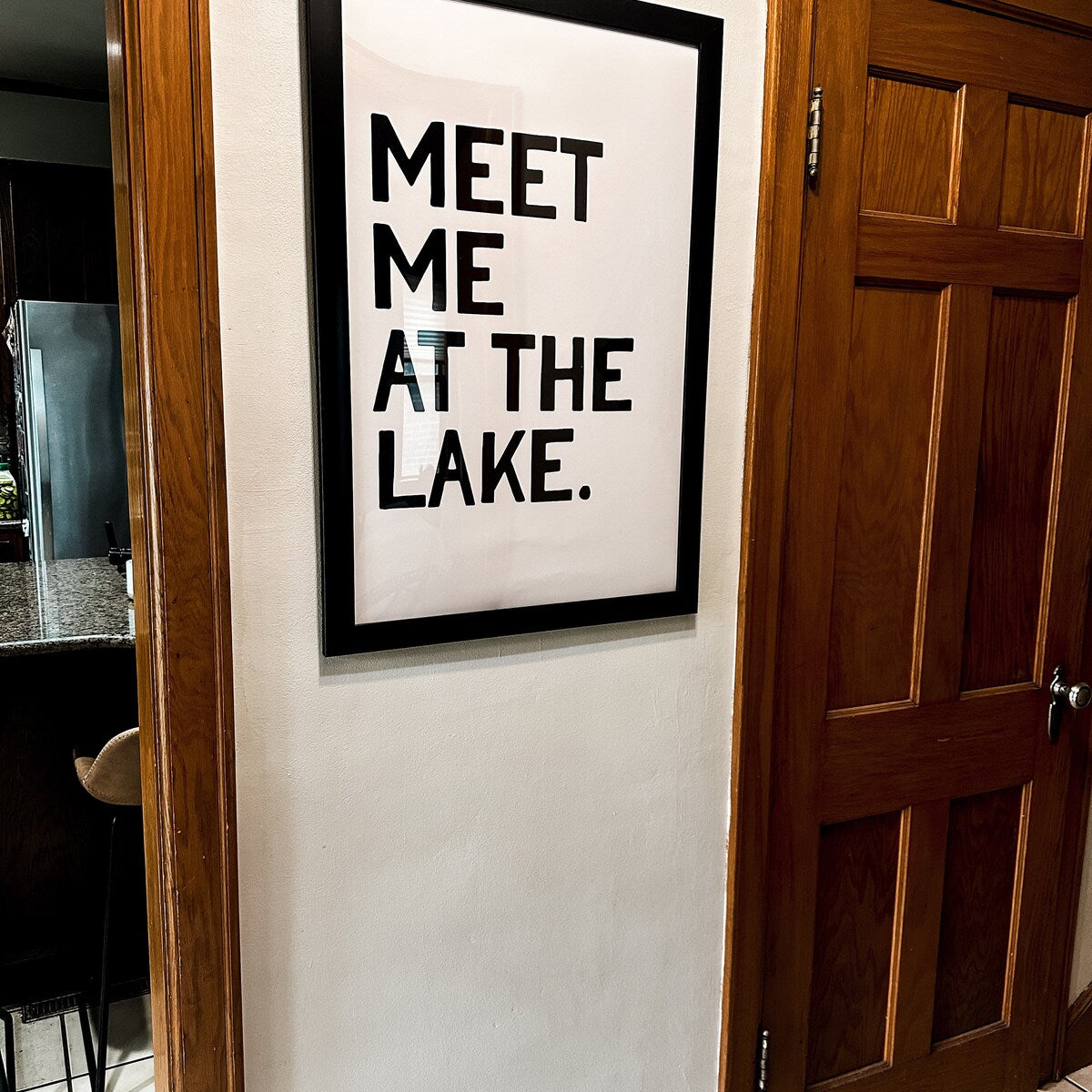Meet Me At The Lake Digital Art Print