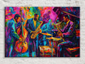 Vibrant Jazz Band Symphony Digital Art