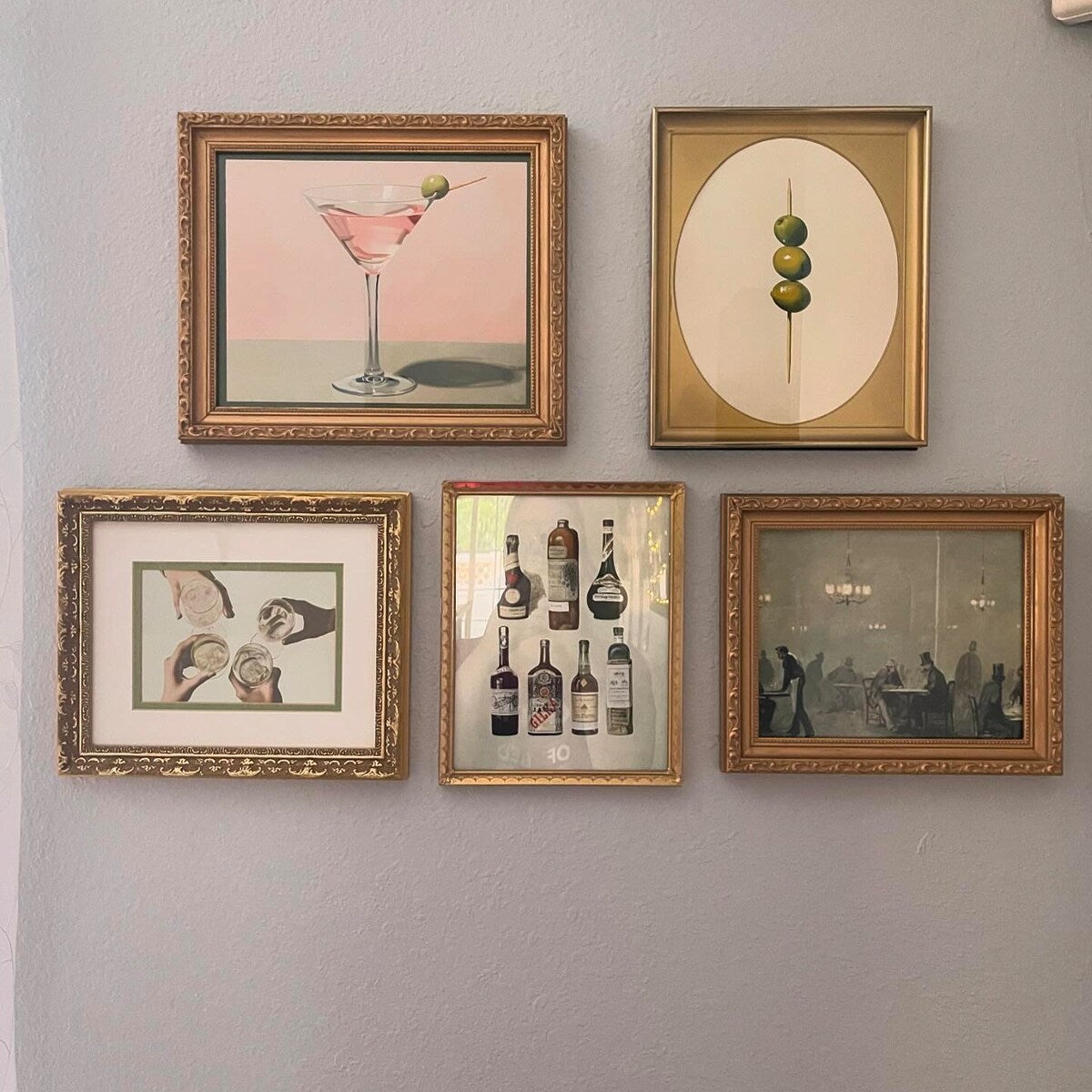 Pink Martini Cocktail Digital Art Print