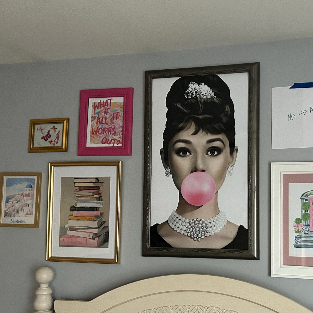 Audrey Bubblegum Digital Art Print