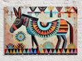 Geometric Southwest Donkey Digital Artwork