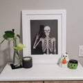 Skeleton Peace Sign Digital Artwork