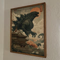 Japanese Kaiju Monster Digital Artwork