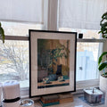 Cozy Black Cat Among Indoor Plants Digital Art