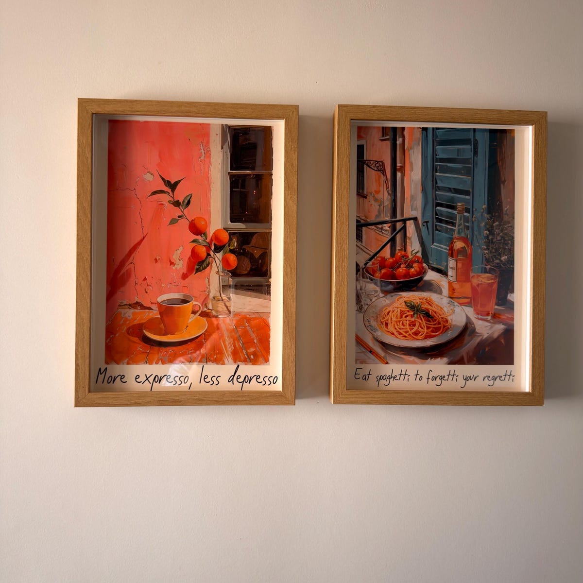 Italian Summer Quotes Digital Art Set