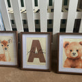 Personalized Letter A Nursery Digital Art