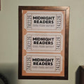 Midnight Readers Vintage Ticket Digital Art Print