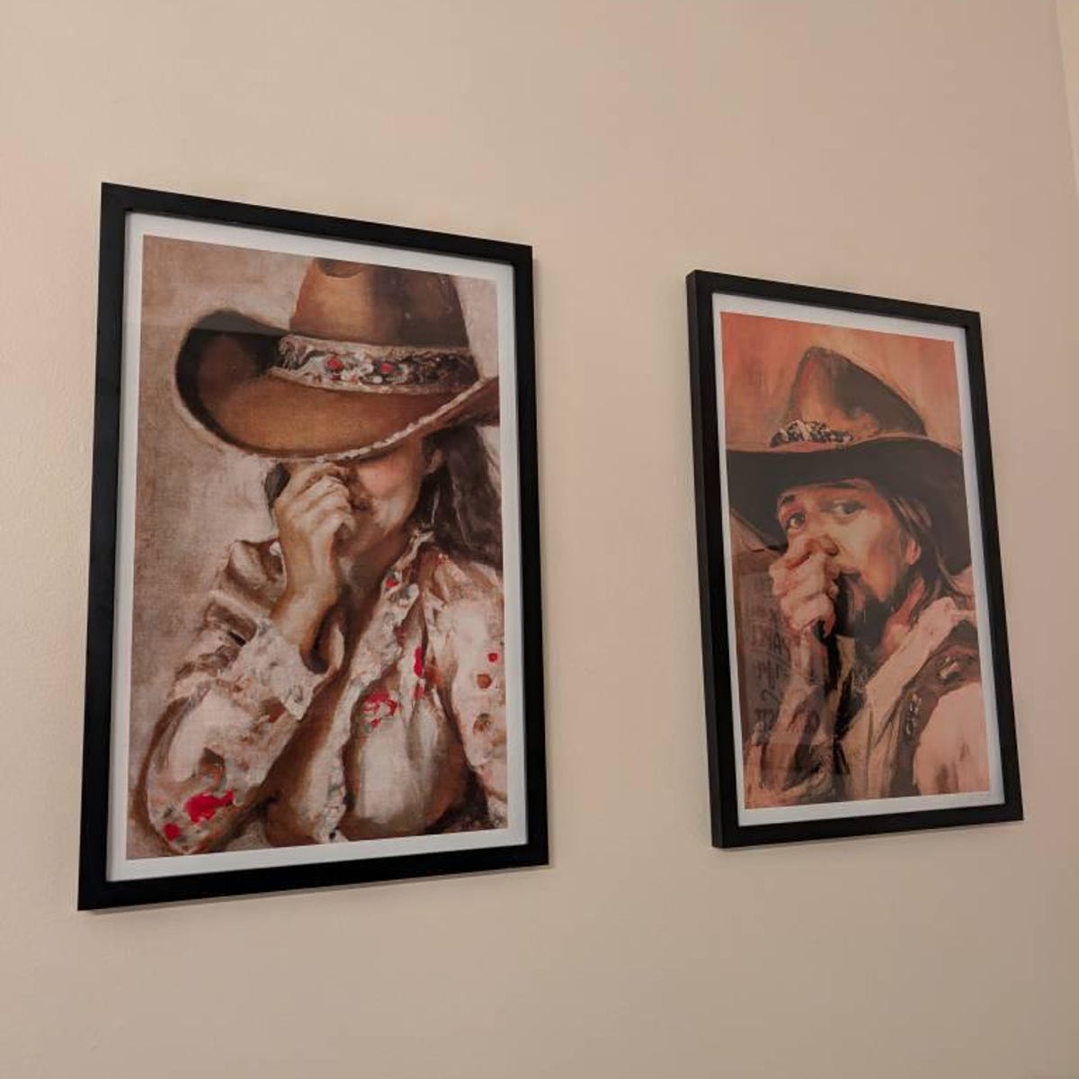 Rustic Western Outlaw Digital Art Print