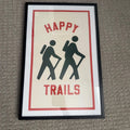 Happy Trails Hiking Digital Art Print