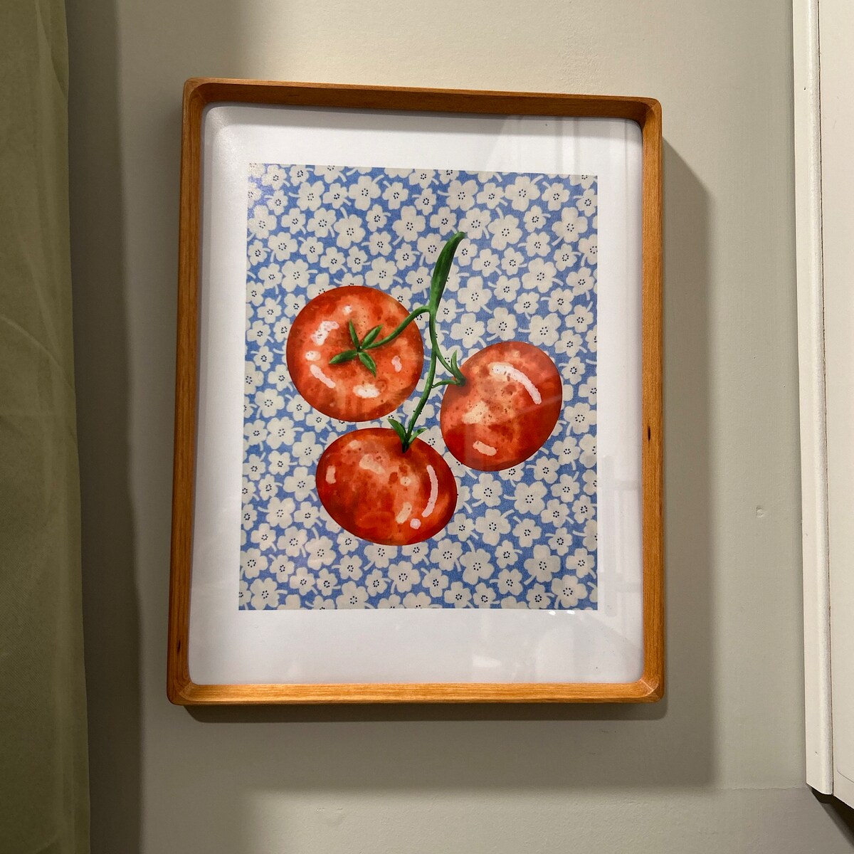 Vintage Tomato Vine Digital Art Print