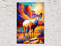 Vibrant Bighorn Canyon Digital Artwork