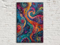 Cosmic Paisley Symphony Digital Artwork
