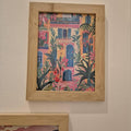Vibrant Mediterranean Villa Digital Artwork
