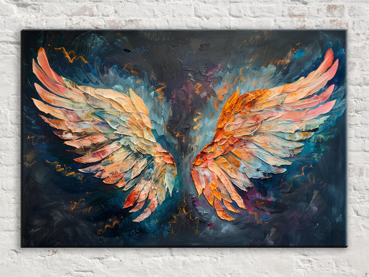 Celestial Wings Abstract Digital Art