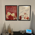 Eat Drink and Be Merry / Lets Get Cozy Holiday Digital Art Set