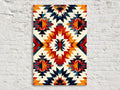 Boho Aztec Geometric Digital Artwork