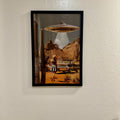 Desert UFO Encounter Digital Art Print