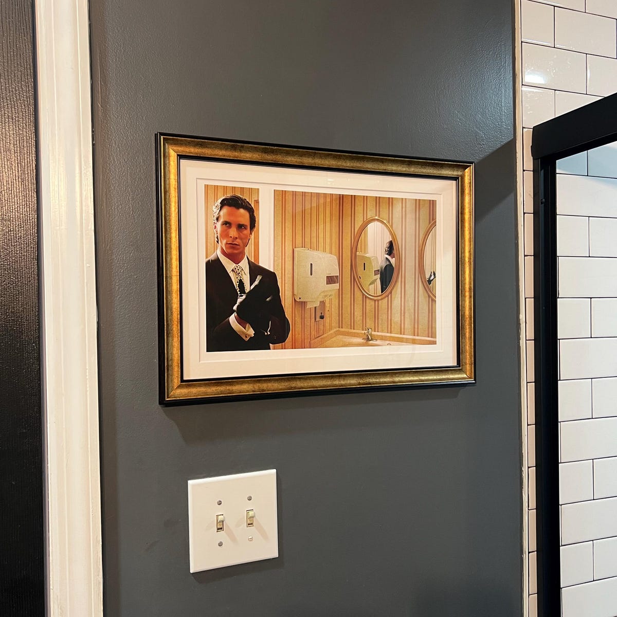 American Psycho Bathroom Scene Digital Artwork