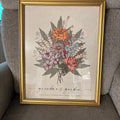 Grandmas Garden Personalized Floral Bouquet Digital Art