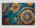 Vibrant Koi Pond Digital Artwork