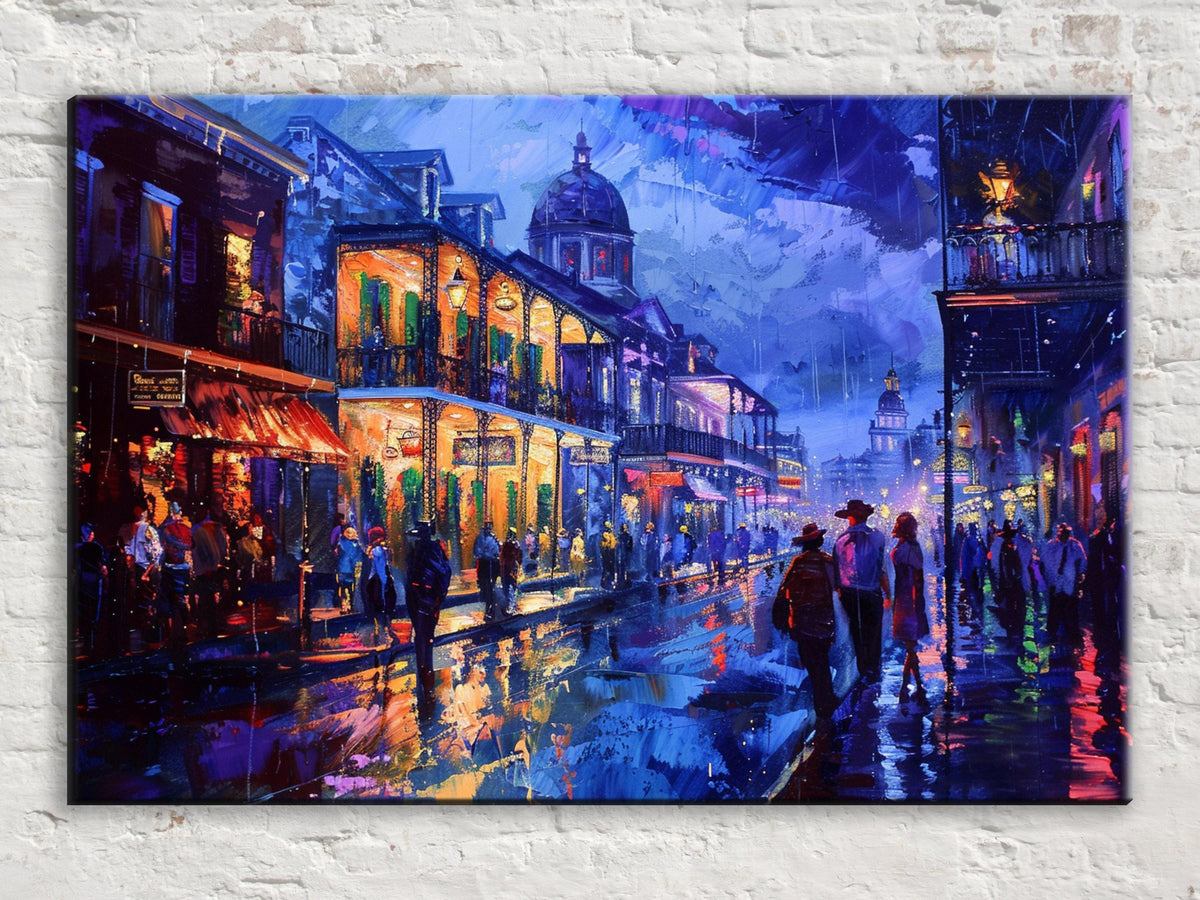 Midnight Jazz French Quarter Digital Art